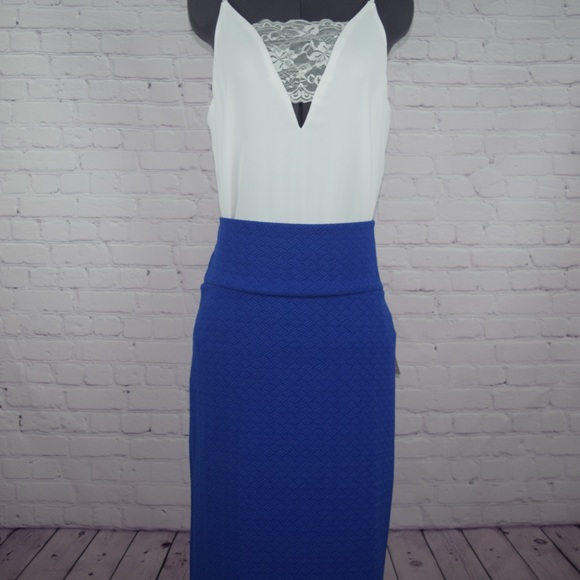 LuLaRoe Dresses & Skirts - BNWT💙SOFT Blue pencil skirt stretchy yoga waist